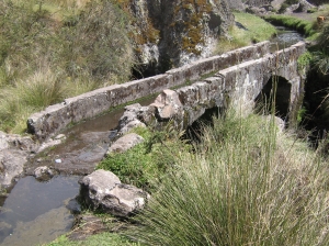 3,000 year old aqueducts at Cumbe Mayo